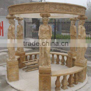 Stone Carving Garden gazebo