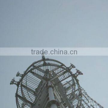 Triangular tubular communication steel tower