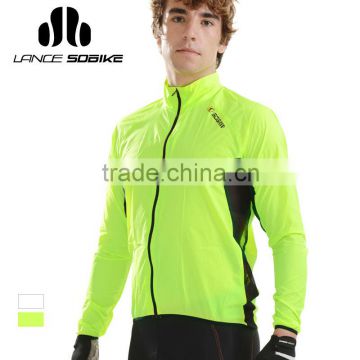 100% Polyester Cycling Wind Breaker Windproof Jacket