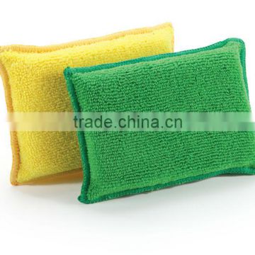 Microfibre soft dish cleaning sponge