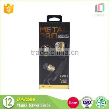 Latest Design UV Blister Tray Magnetic Closure Earphone Packing With Own Logo
