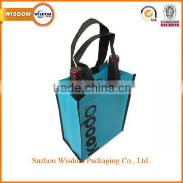 silk screen pictures printing non woven wine bag