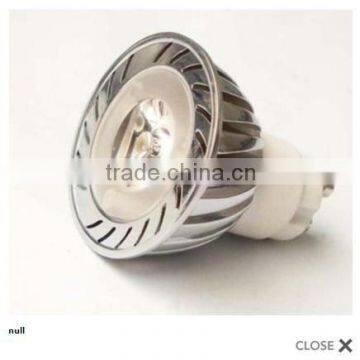 Low-power consumption GU9 / GU10 3W led light bulbs