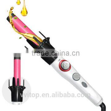 360 Degree Rotating Hair Curler Automatic LCD Hair Curling Iron Roller Wand as seen on TV