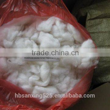 WOW!! Chinese Double-scoured Wool Noil, 20mic, 30-40mm, Good Raw White Color photo-3