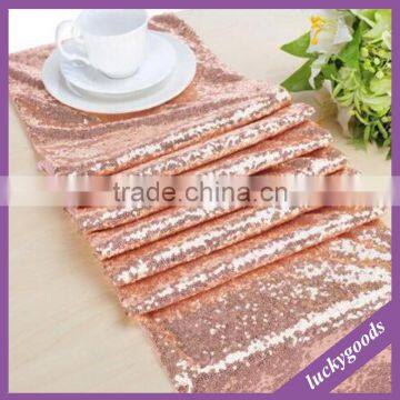 gold table runner