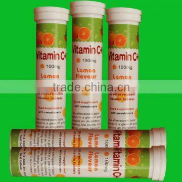 powerful energy drink vitamin c effervescent tablet