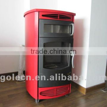 Freestanding wood burning stoves and fireplace