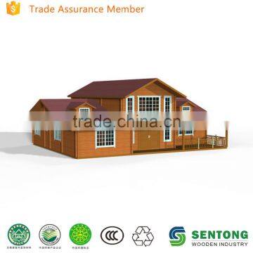 big durable prefabricated wooden house