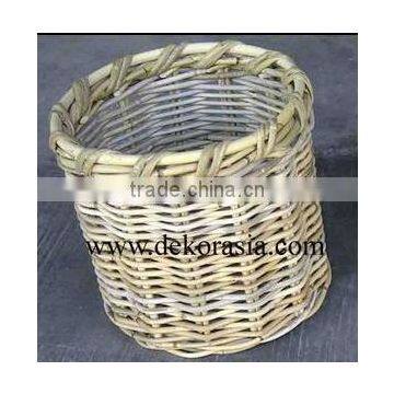 Natural Color Round Basket