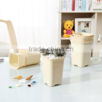 Factory Price Square Colorful Large Plastic Flower Pot, Nursery Planting Flower Pot for Indoor and Outdoor photo-3