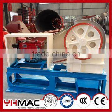 Henan Yuhong Brand Small Diesel Engine Jaw Crusher 250x400 For Hot Sale in Africa America Asia