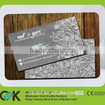 Custom Eco-friendly plastic/paper business card in promotion