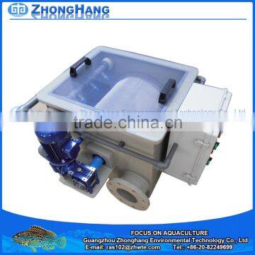 Zero consumption PP automatic rotary drum filter for recirculating aquaculture system