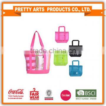 mesh polyester large tote bag