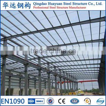 Multi-span pre engineering light structural steel warehouse building for sale