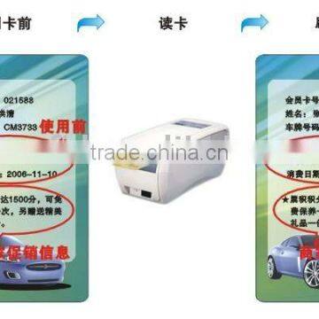 high quality plastic thermal graphic card/visual card