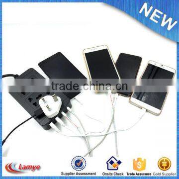 Smart Power 4 Usb Multiple Universal Outlet Socket photo-2