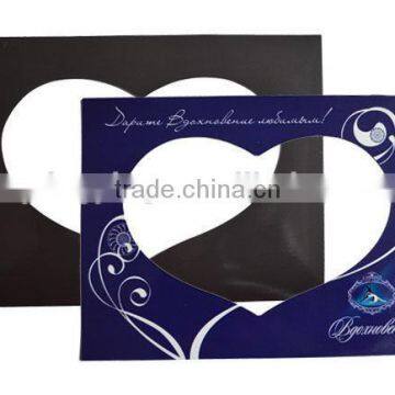 Customized Logo Printed Small Cheap Paper Fridge Frame Magnet photo-5