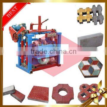 India low price building brick hollow interlocking paver moulds automatic cement block making machine uk