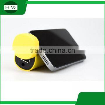 3 in 1 Mini Cylinder Portable Multi Function Usb Charger Power Bank Bluetooth Wireless Phone Speaker With Stand Holder photo-5