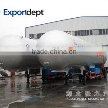 48m3 propane semi trailer, lpg gas cylinder trailer