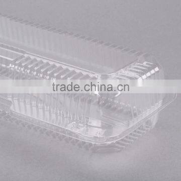 Clear Hinged Plastic Clamshell Food Container, Take Out Packaging Box for Cake, Cookie, Bread, Cheap Price photo-5