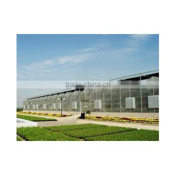 Solid PC board greenhouse steel structure