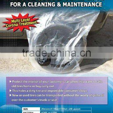 Car Plastic Tire Bag With Logo Printable photo-2