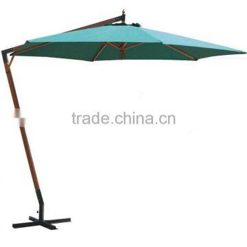 10'x10' Wooden Hanging Parasol Umbrella 11830-2