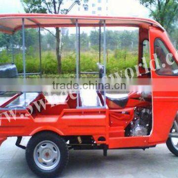 Chongqing Petrol Powered Rickshaw Tricycle With Canopy for Adult/Piaggio Three Wheeler Price photo-4