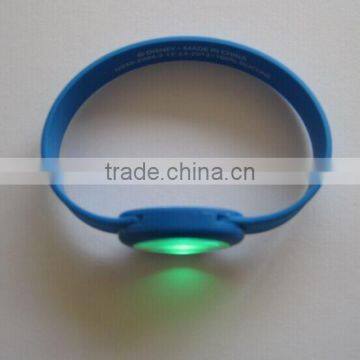 LED Silicon Bracelet Custom,silicon Bracelet From China,top Grade Led Silicone Rubber Wristband photo-3