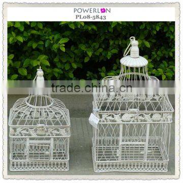 Vintage Large Handmade Round Wedding Decorative Bird Cage photo-3