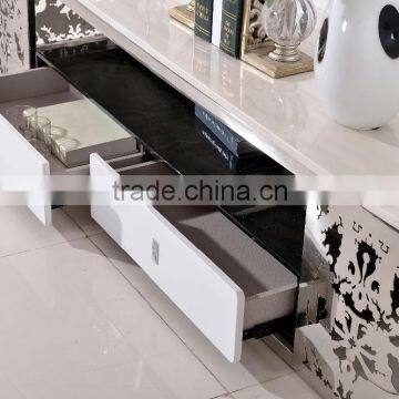 E190 Living Room Cheap Modern Marble Top tv Stand on Sale photo-3