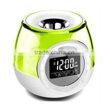 7 Color Changing Light Digital LCD Alarm Clock with Aroma Heater, table clock