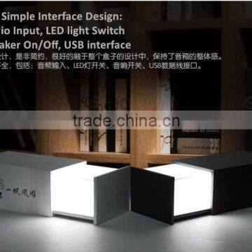 2016 Newest Explosion Hot-selling Pandora's Box Multifunction Bluetooth Stereo Music Speaker Touch LED Lamp Wooden BT Speaker photo-3