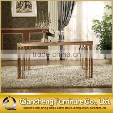 2017 Living Room Rose Golden Metal Side Table Corner Table photo-3