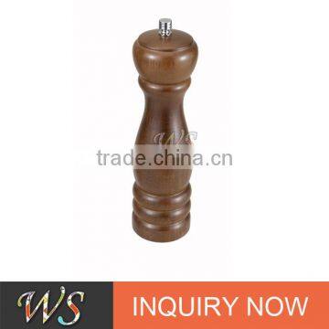WS-SH12z 8" High wooden salt and pepper grinder/ shakers