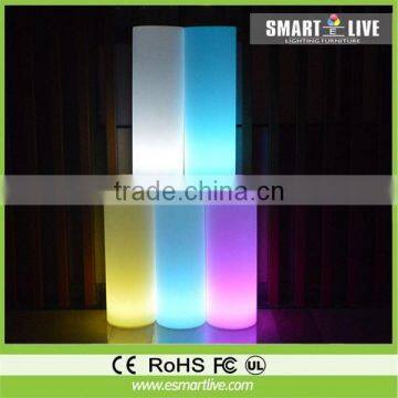 led table bar waterproof light rechargeable battery remote control 16 color changing lighting furniture rattan high table bar