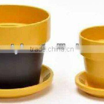 Eyeable Cup & Saucer Ceramic Flower Pot