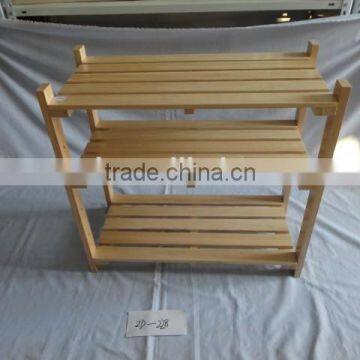 Wooden vegetable and fruit shelf