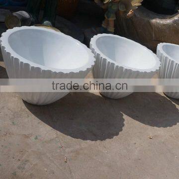 White FRP Planter Pot photo-3