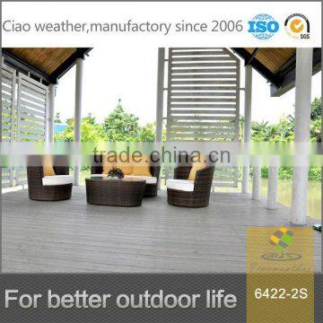 All weather garden used outdoor wicker cane sofa set