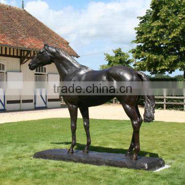 Outdoor Handicraft Life Size Horse Bronze Statue for Garden Decoration photo-2