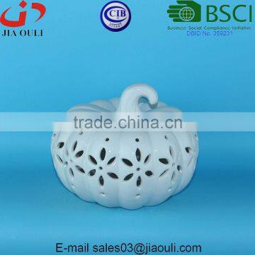 BSCI Audit Factory Halloween Decoration LED Light Ceramic Pumpkin photo-5