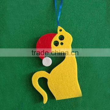 China Christmas Decoration Supplies Wall Hanging Craft Toys Kids Felt Christmas Tree in Stock photo-2