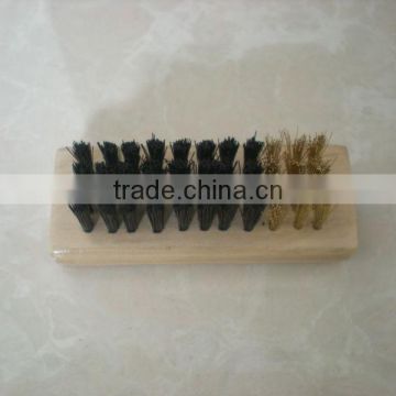 Mini Wooden Suede Shoe Brush