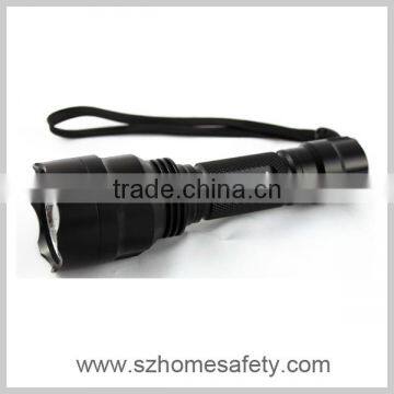 Rechargeable 5w cree led logo projector flashlight