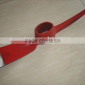 4001406 machine forging high quality oval or eye hole plant hoe pickaxe mattock