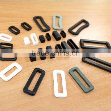 Black, White, Color, Plastic POM NYLON Loops, Rectangle Rings photo-5